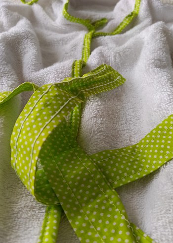 Renkli Nakışlı Erkek Çocuk Bornozu - Görsel 4