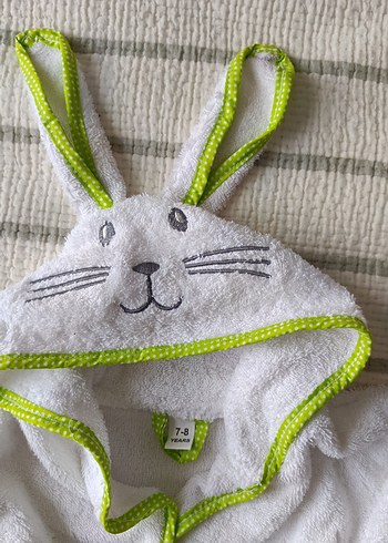 Renkli Nakışlı Erkek Çocuk Bornozu - Görsel 2