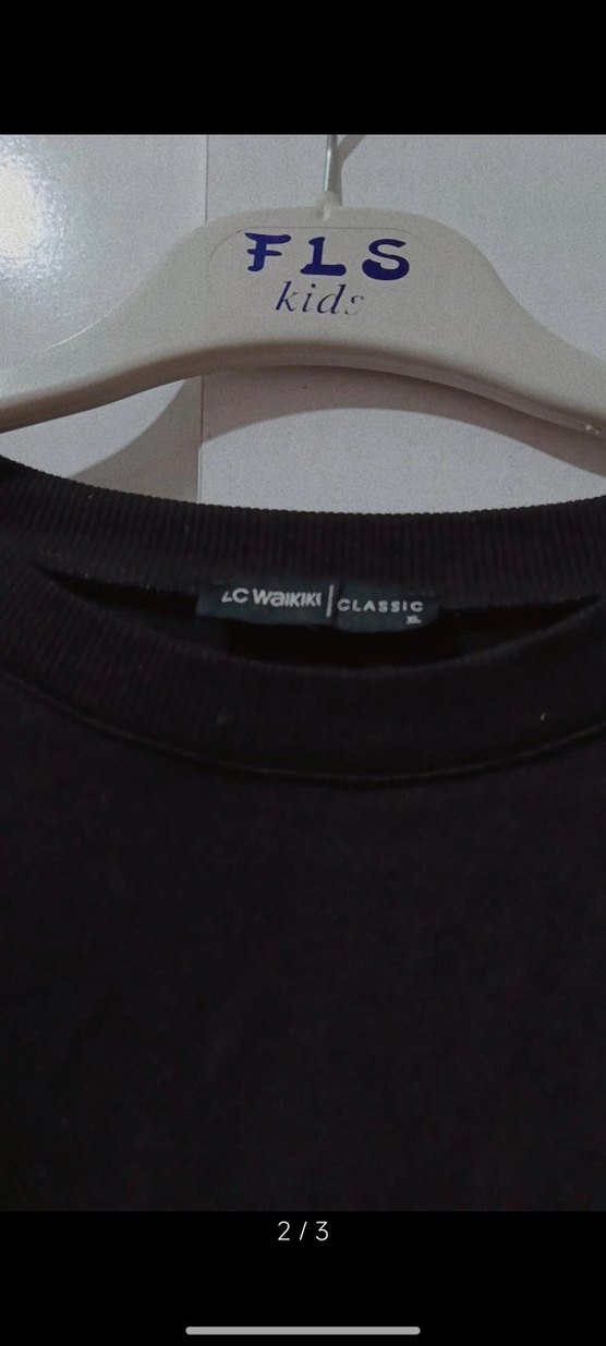 Drapeli Siyah Deri Midi Tunik - Görsel 2