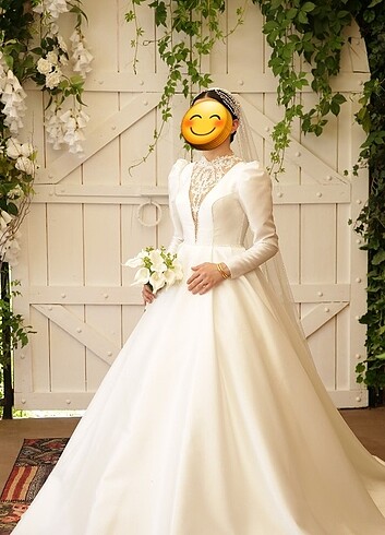 Saten gelinlik  - Görsel 3