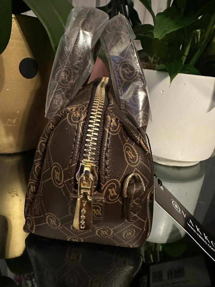 Vakko Kahverengi Deri Kadın Çanta - Görsel 2