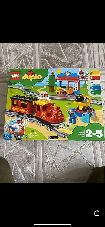 Lego duplo 10874 tren seti açılmamış kutulu