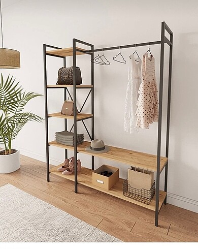 Beden Açık dolap ve 7 adet ikea organizer