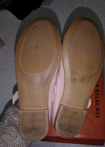 Kız Çocuk Pembe Parlak Tokalı Babet - Görsel 4