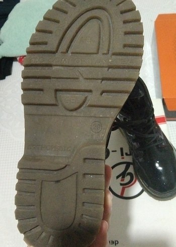 Siyah Rugan Rock Punk  çocuk Bot - Görsel 3