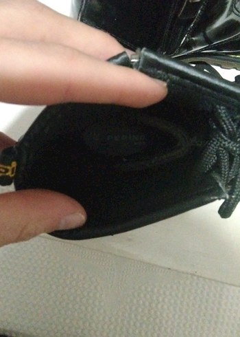 Siyah Rugan Rock Punk  çocuk Bot - Görsel 4