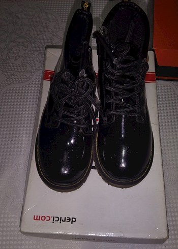 Siyah Rugan Rock Punk  çocuk Bot - Görsel 8