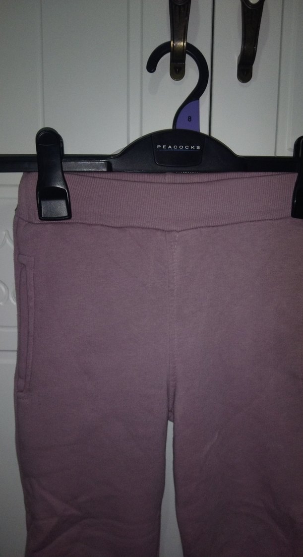 Kız Çocuk Mor Sweatshirt Bisiklet Yaka - Görsel 4