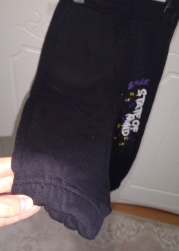 Erkek Çocuk Siyah Baskılı Eşofman Altı - Görsel 5