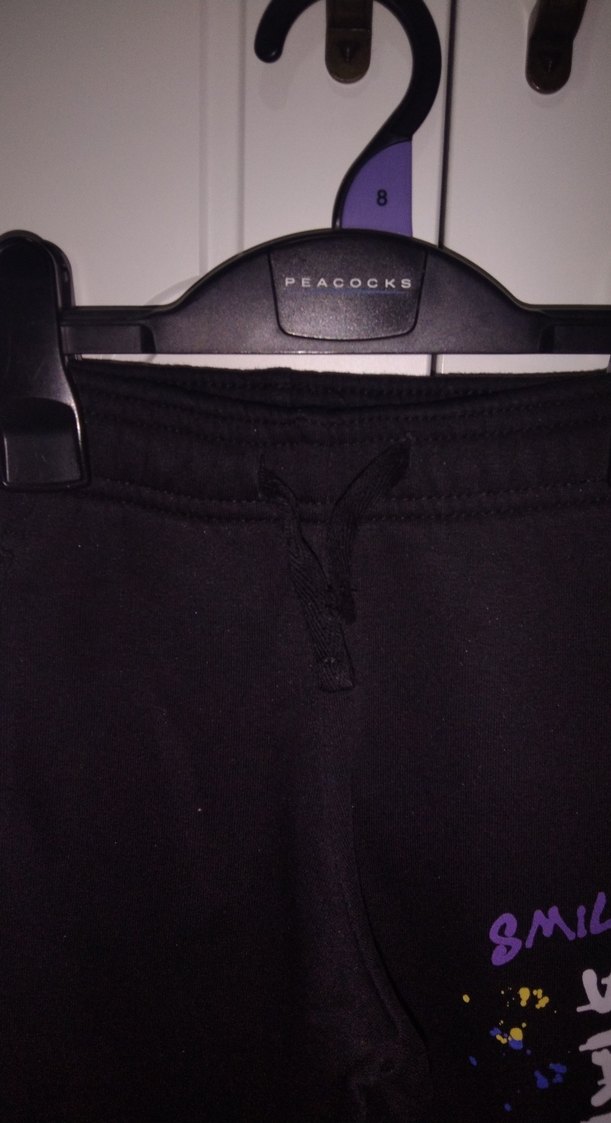 Erkek Çocuk Siyah Baskılı Eşofman Altı - Görsel 3