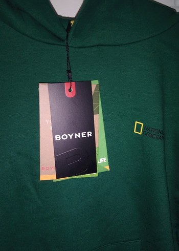 Boyner Yeşil Kapüşonlu Sweatshirt - Görsel 2