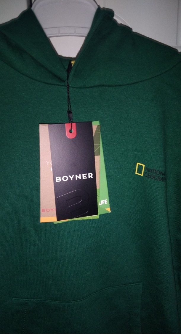 Boyner Yeşil Kapüşonlu Sweatshirt - Görsel 2