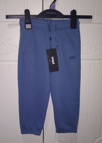 Mavi Erkek Çocuk Bol Kesim Denim Eşofman - Görsel 5