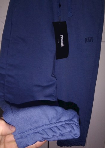 Mavi Erkek Çocuk Bol Kesim Denim Eşofman - Görsel 4