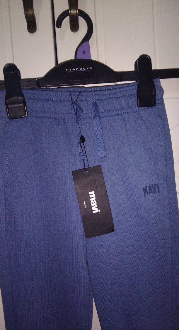 Mavi Erkek Çocuk Bol Kesim Denim Eşofman - Görsel 2