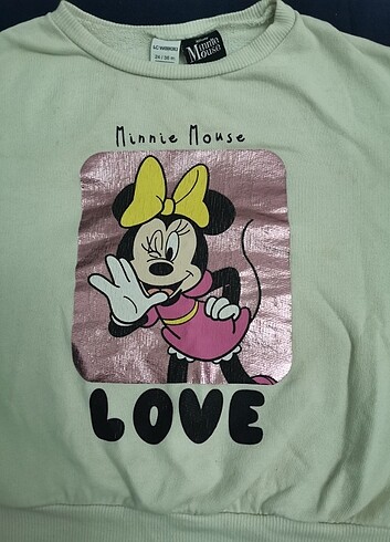 24-36 Ay Beden Minnie mouse sweatshirt