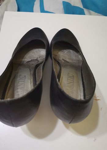 Siyah deri ayakkabı - Görsel 4