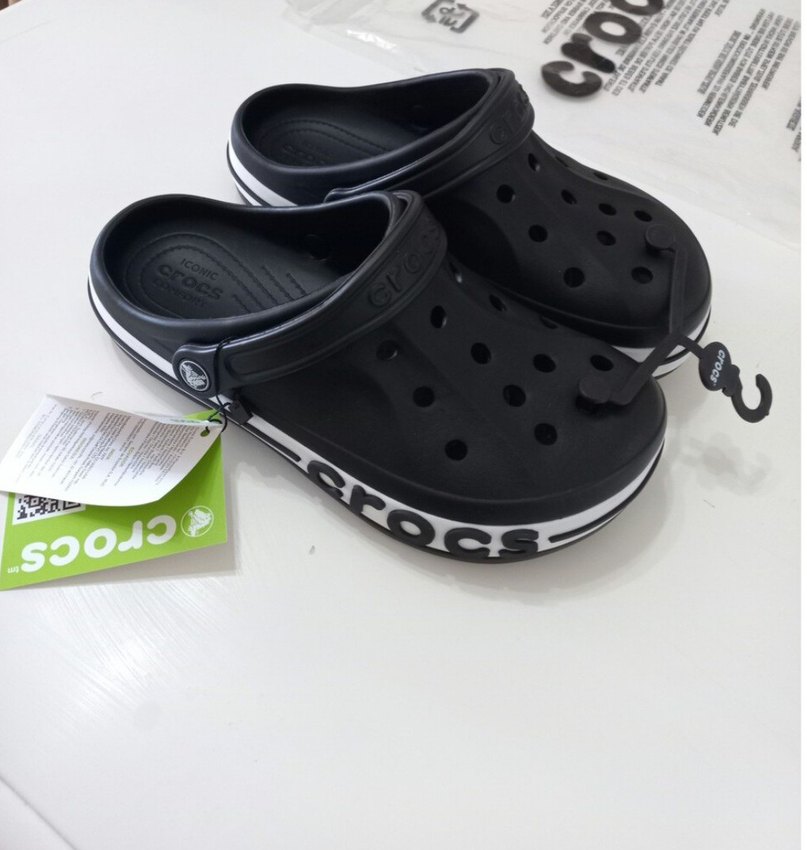 Crocs Erkek Siyah Bantlı Terlik - Görsel 2