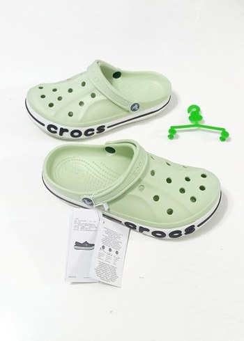 35 Beden Crocs Yeşil Street Wear Terlik Velcro