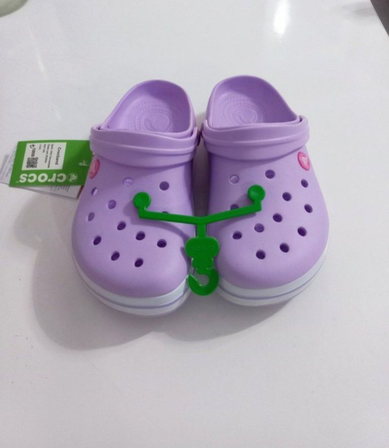 Mor Kadın Terlikler - Crocs - Görsel 2