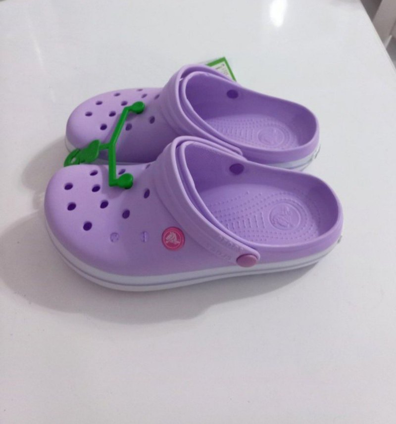 Mor Kadın Terlikler - Crocs - Görsel 3