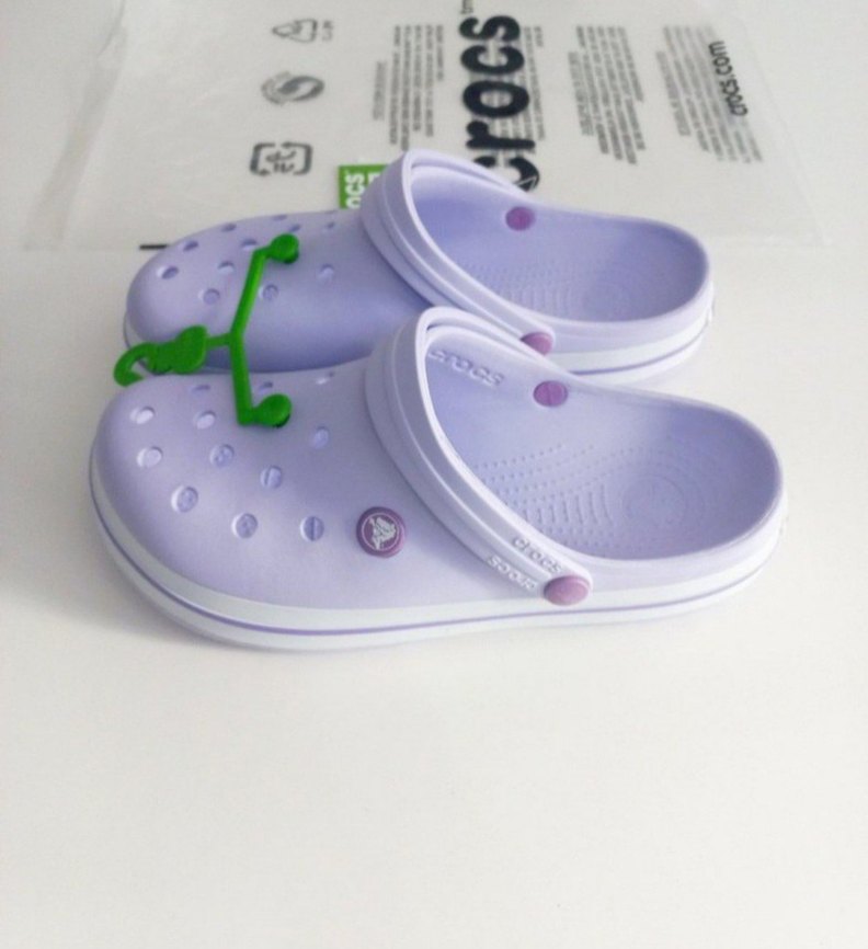 Lila Kadın Crocs Terlikler Sandalet Yeni&Etiketli - Görsel 2