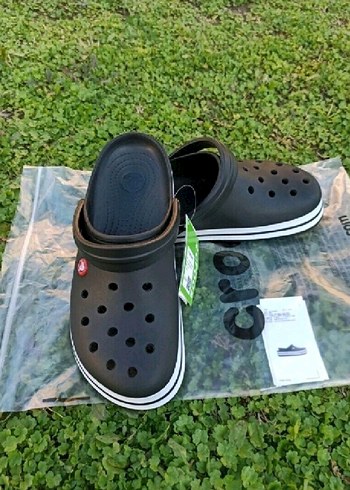 Crocs Erkek Siyah Cırt Cırtlı Terlik