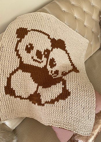 Örme Bebek Battaniyesi - Görsel 11