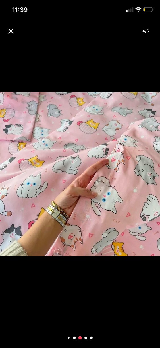 Pembe Baskılı Bebek Uyku Seti 6 Parça - Görsel 4