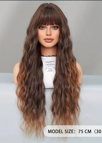 karamel balayaj peruk - Görsel 3