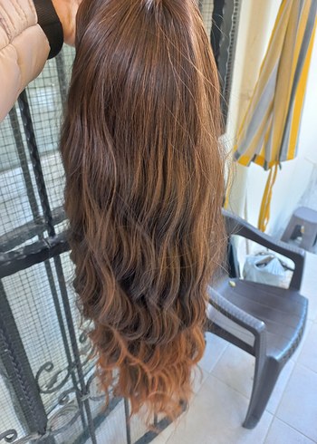 karamel balayaj peruk - Görsel 6