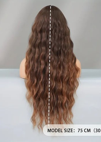 karamel balayaj peruk - Görsel 4