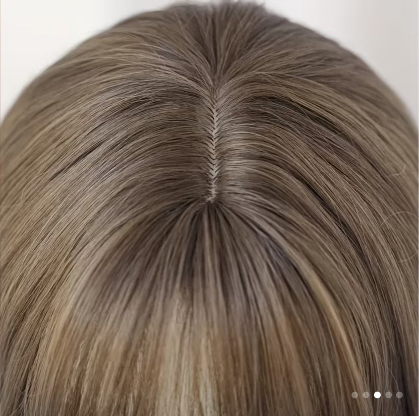 Soğuk kahverengi kahkullu peruk - Görsel 3