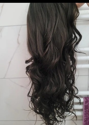 Koyu kahverengi peruk - Görsel 5