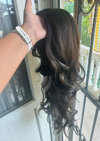 Koyu kahverengi peruk - Görsel 8