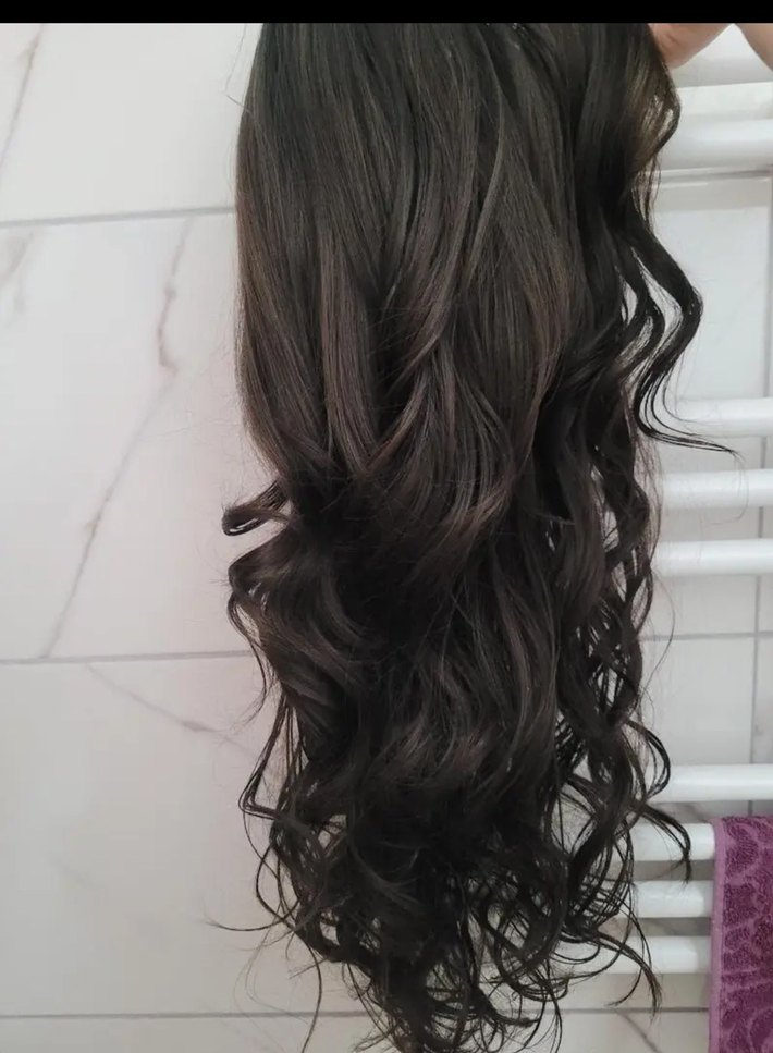 Koyu kahverengi peruk - Görsel 5