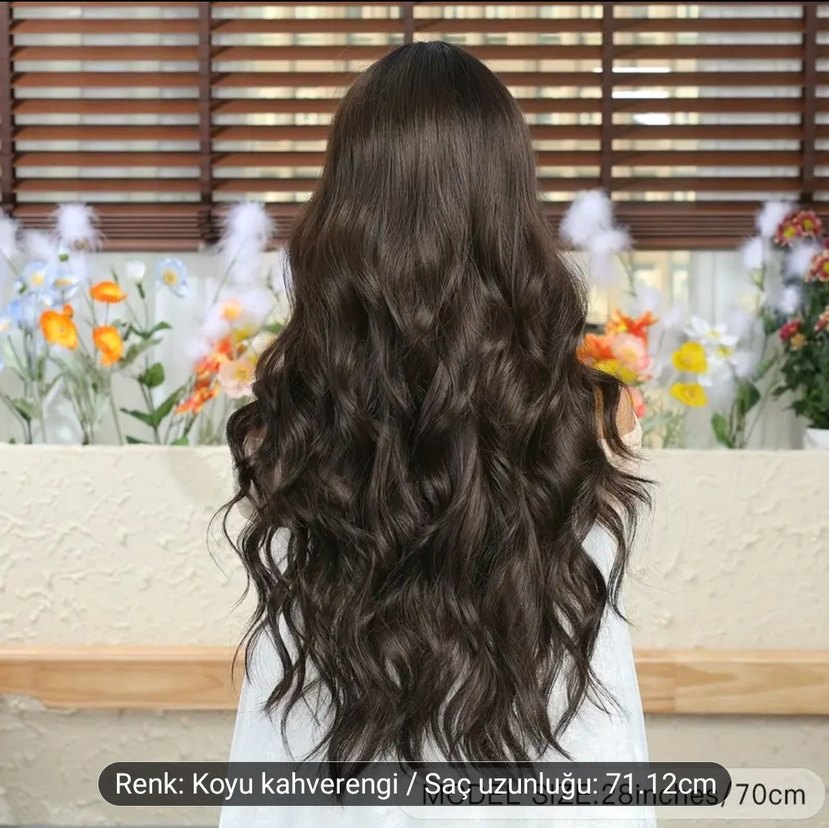 Koyu kahverengi peruk - Görsel 4