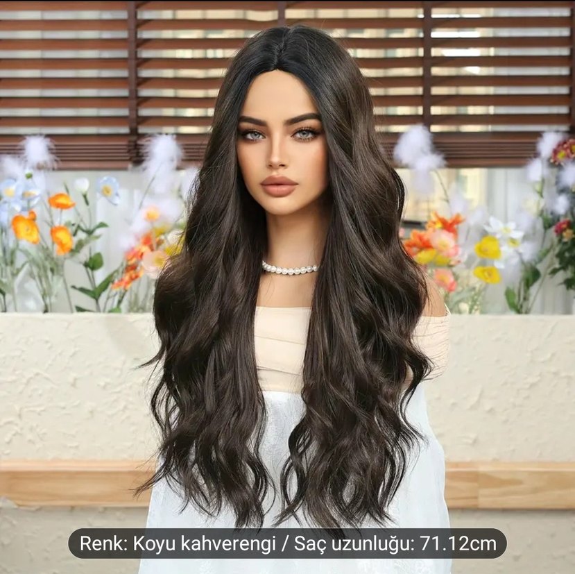 Koyu kahverengi peruk - Görsel 3