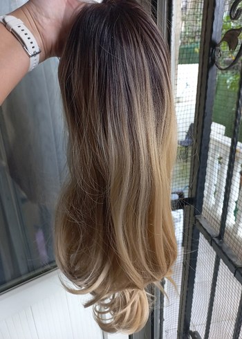 ombre tül peruk - Görsel 10
