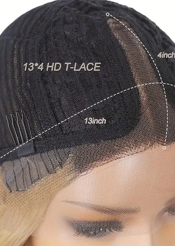 ombre tül peruk - Görsel 6