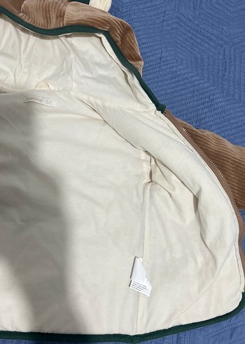 Kahverengi Kürklü Erkek Çocuk Mont ceket - Görsel 3