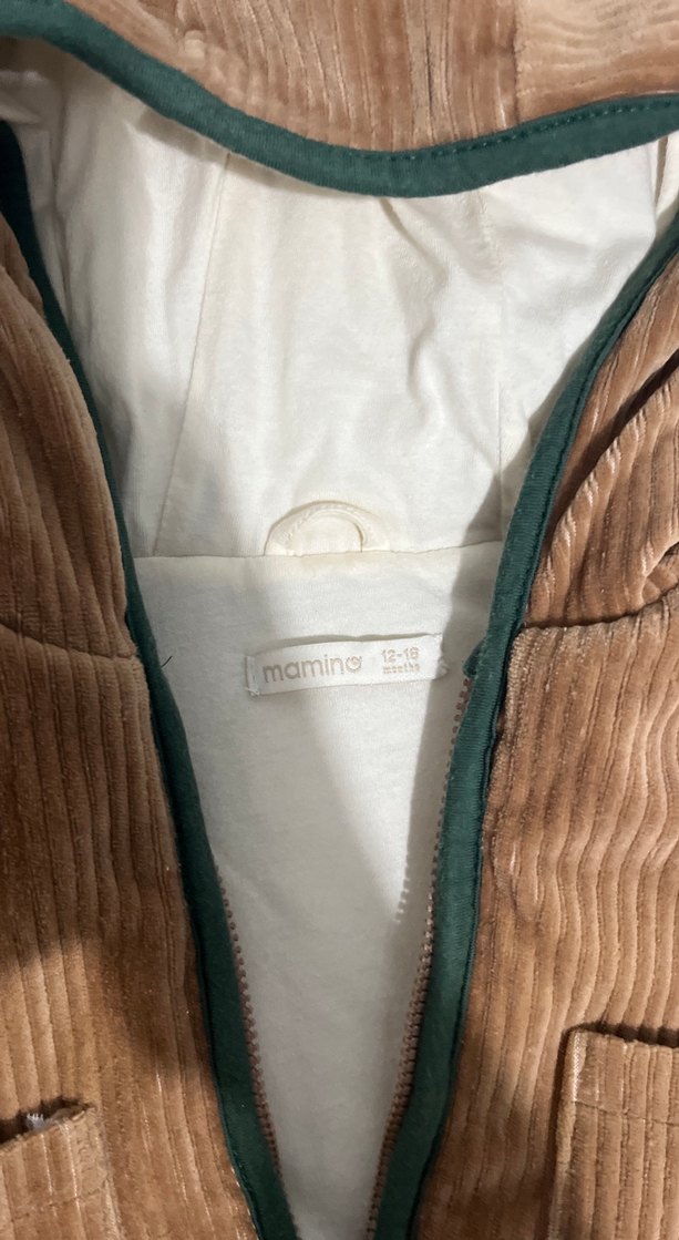 Kahverengi Kürklü Erkek Çocuk Mont ceket - Görsel 2