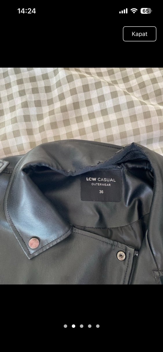 Deri çeket - Görsel 5