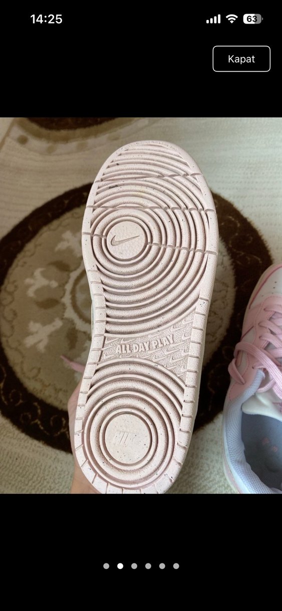 Pembe Bağcıklı Kadın Spor Ayakkabı - Görsel 2