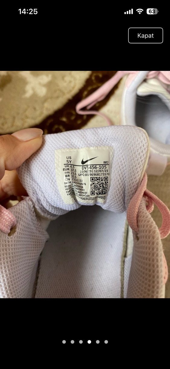 Pembe Bağcıklı Kadın Spor Ayakkabı - Görsel 4