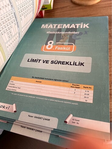  Beden Renk Fasikül matematik