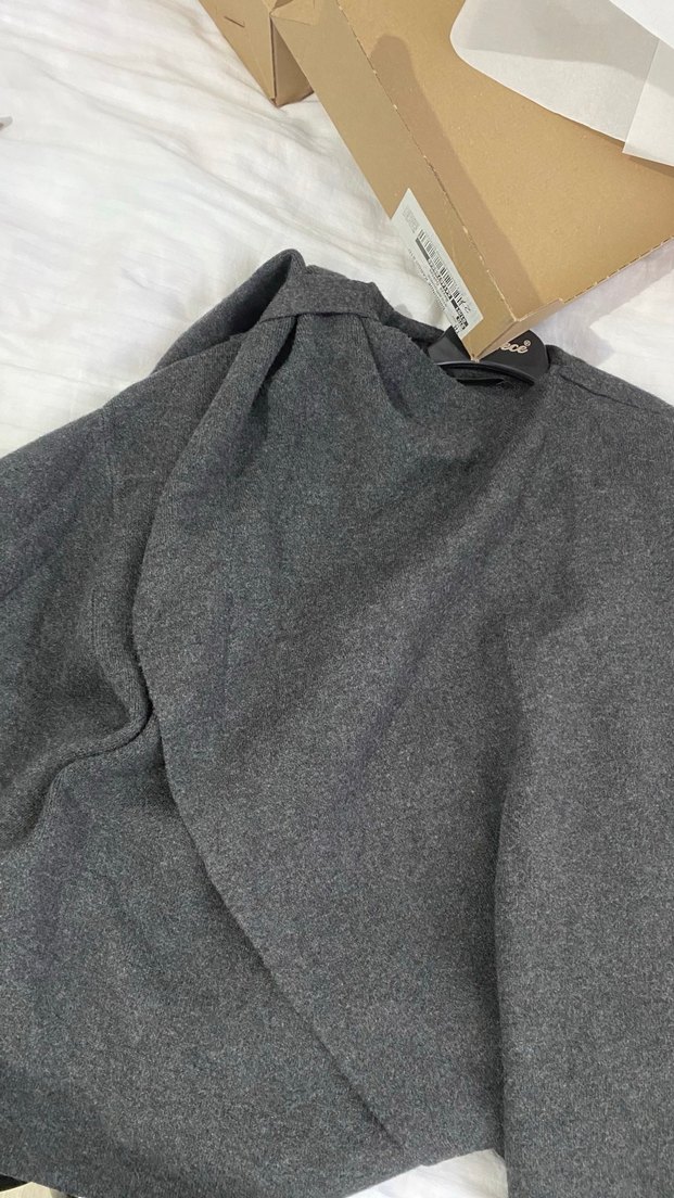 Zara triko atkılı pelerin sıfır etiketli - Görsel 4