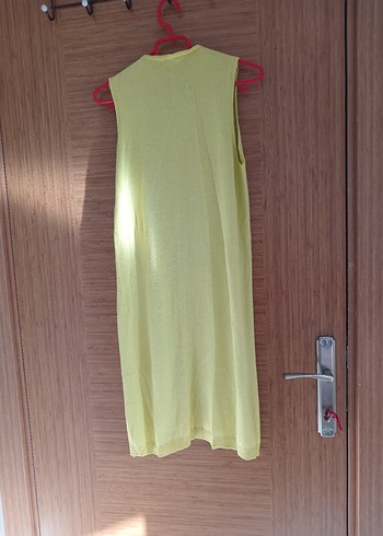 Sarı  Kadın yelek uzun - Görsel 2