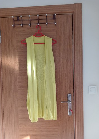 Sarı  Kadın yelek uzun - Görsel 4