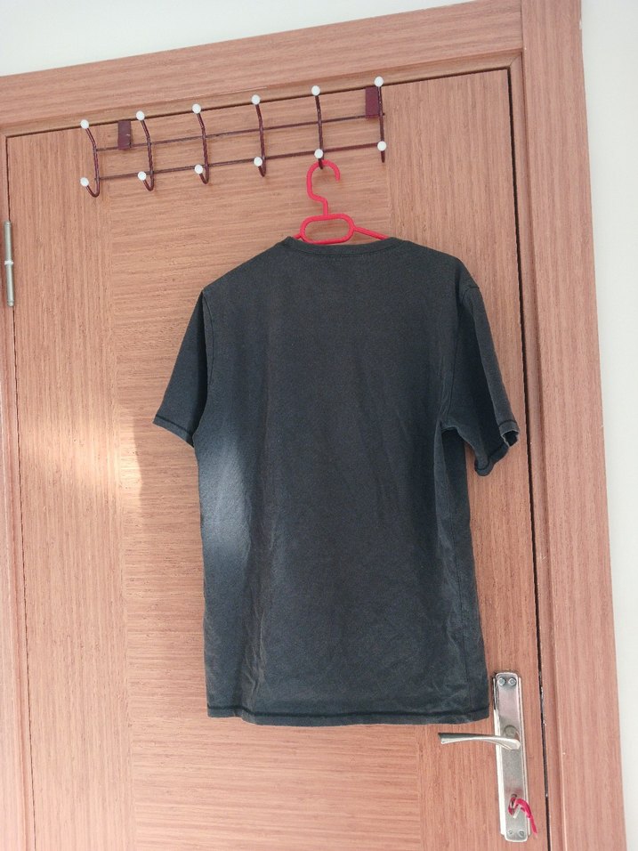 Gri Erkek Kısa Kollu Tişört - Görsel 2